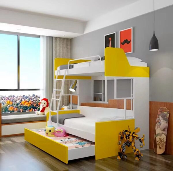 wonderland-double-deck-bunk-bed-with-bottom-towing-bed
