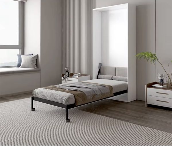 Comfiz King Vertical Murphy Wall Bed – Selected Engineered Wood With Melamine Finished (1 Year Warranty) - Image 2